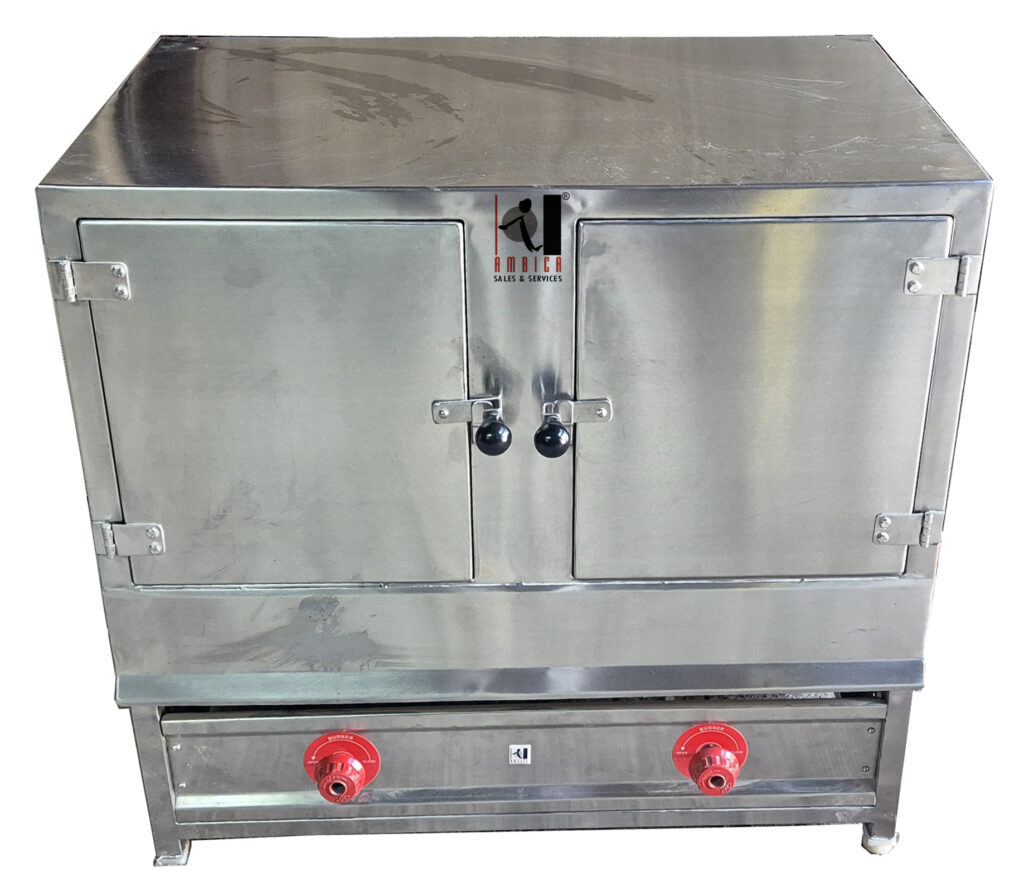 Idli Steamer with Inbuilt Boiler- Double Door