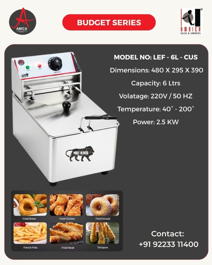 Deep Fat Fryer – 6 ltrs