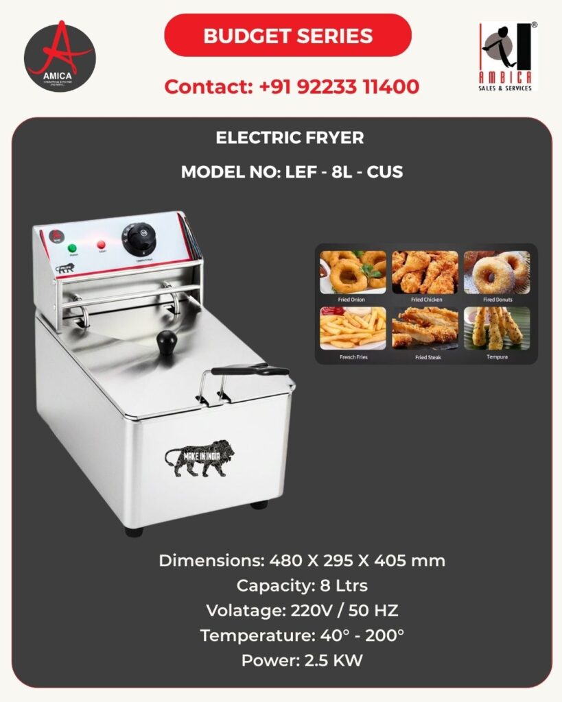Deep Fat Fryer – 8 Ltrs