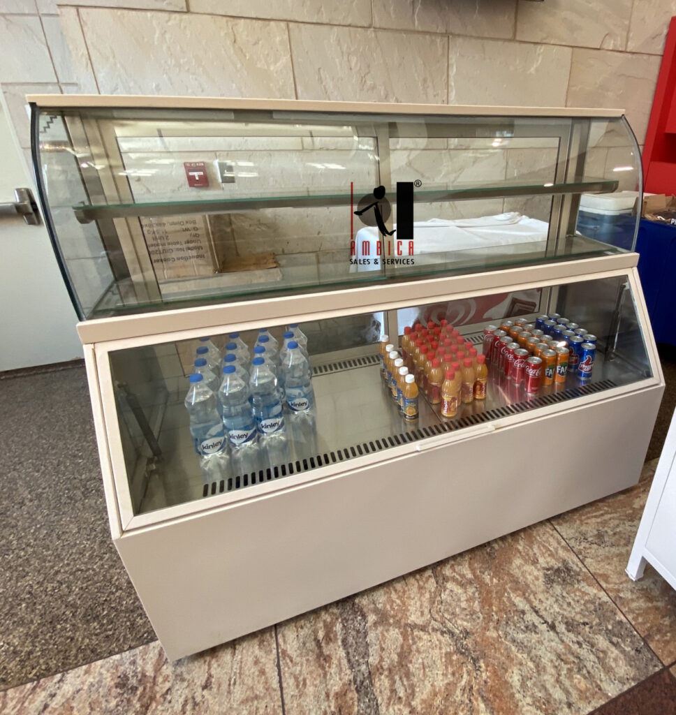 Coloured Two level Refrigerated Display Counter