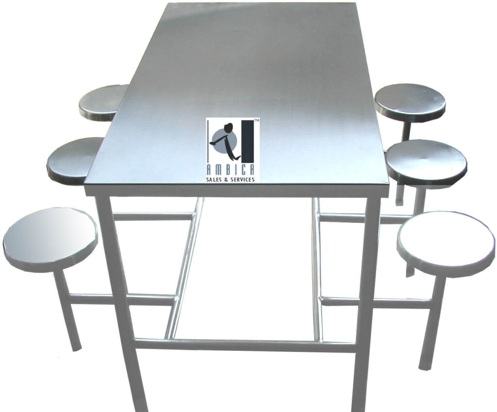 Dining Table with Fixed Seat