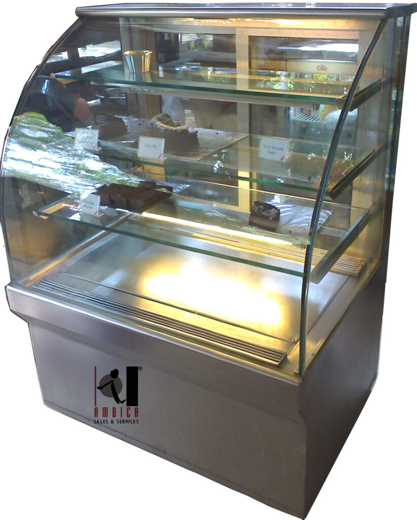 Display Counter – Curved Glass