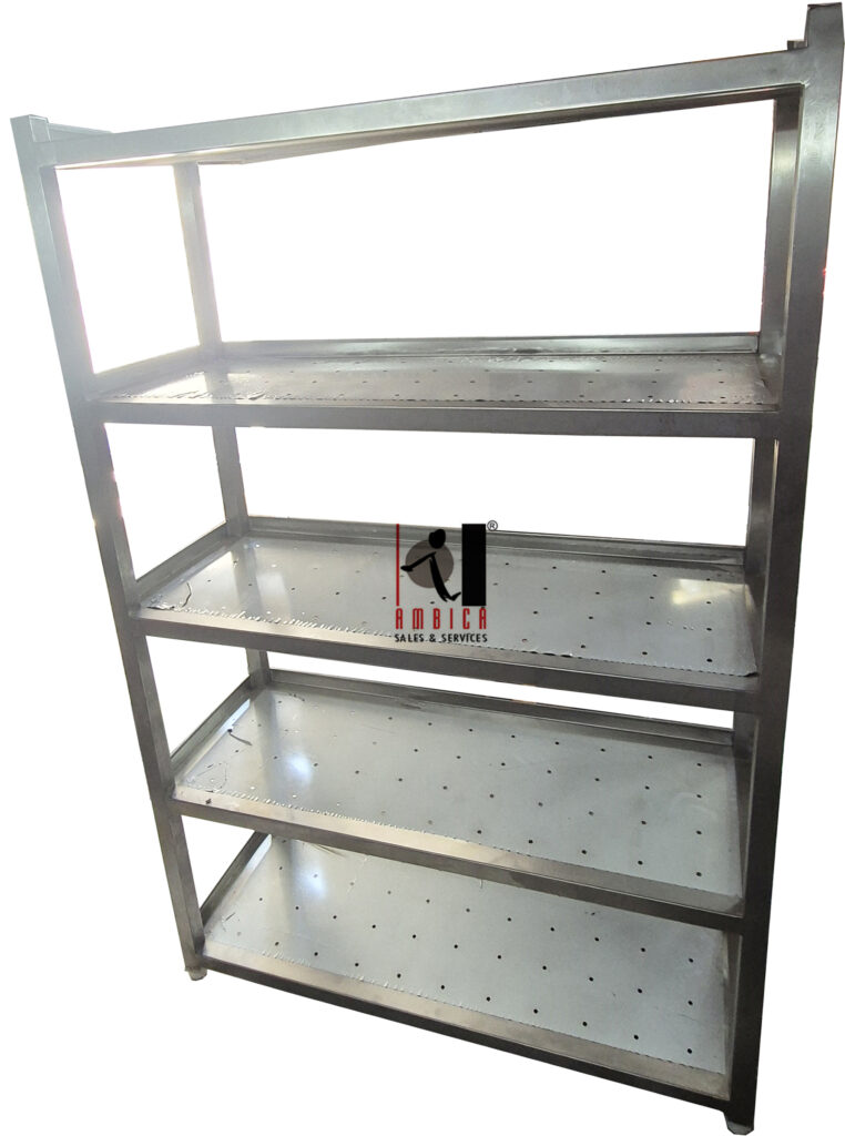 Rack with 5 shelves