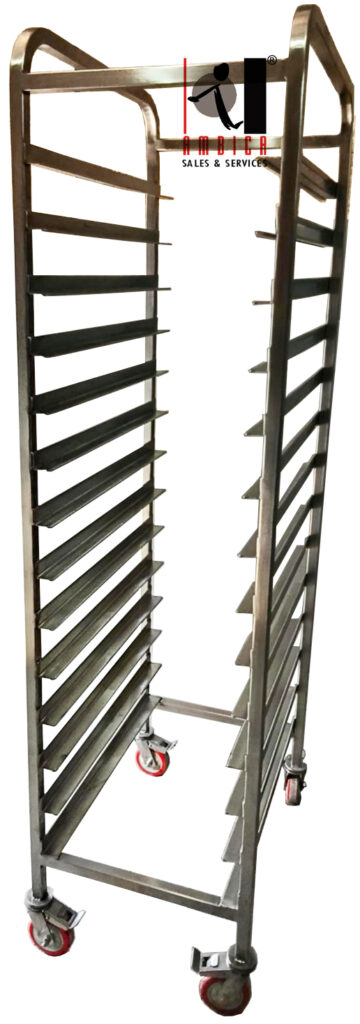SS. Tray Rack Trolley
